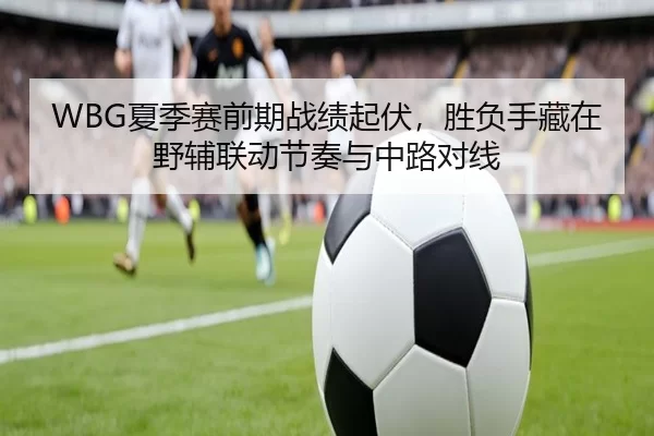 WBG夏季赛前期战绩起伏，胜负手藏在野辅联动节奏与中路对线